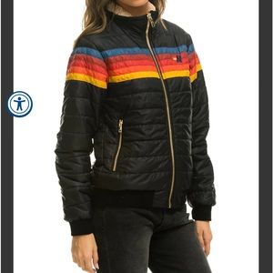 5 Stripe Aviator Nation Jacket